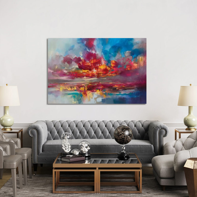Nashville Neon Nights par Susanne Kremer - reproduction de photo, Aucun mat, H 26 po x l 40 po x 1,5 po, Toile tendue