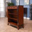  Bibliothèque standard en bois massif l 39,5 "x P 14,5" x H 43 "Kistler