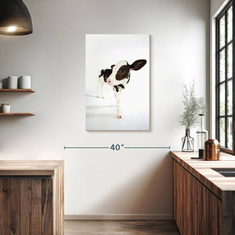 Brampt Charming Baby Cow, 36" H x 24" W