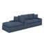 Canapé modulaire Cloud, canapé en chenille double couche avec assise profonde et poches latérales-320709829