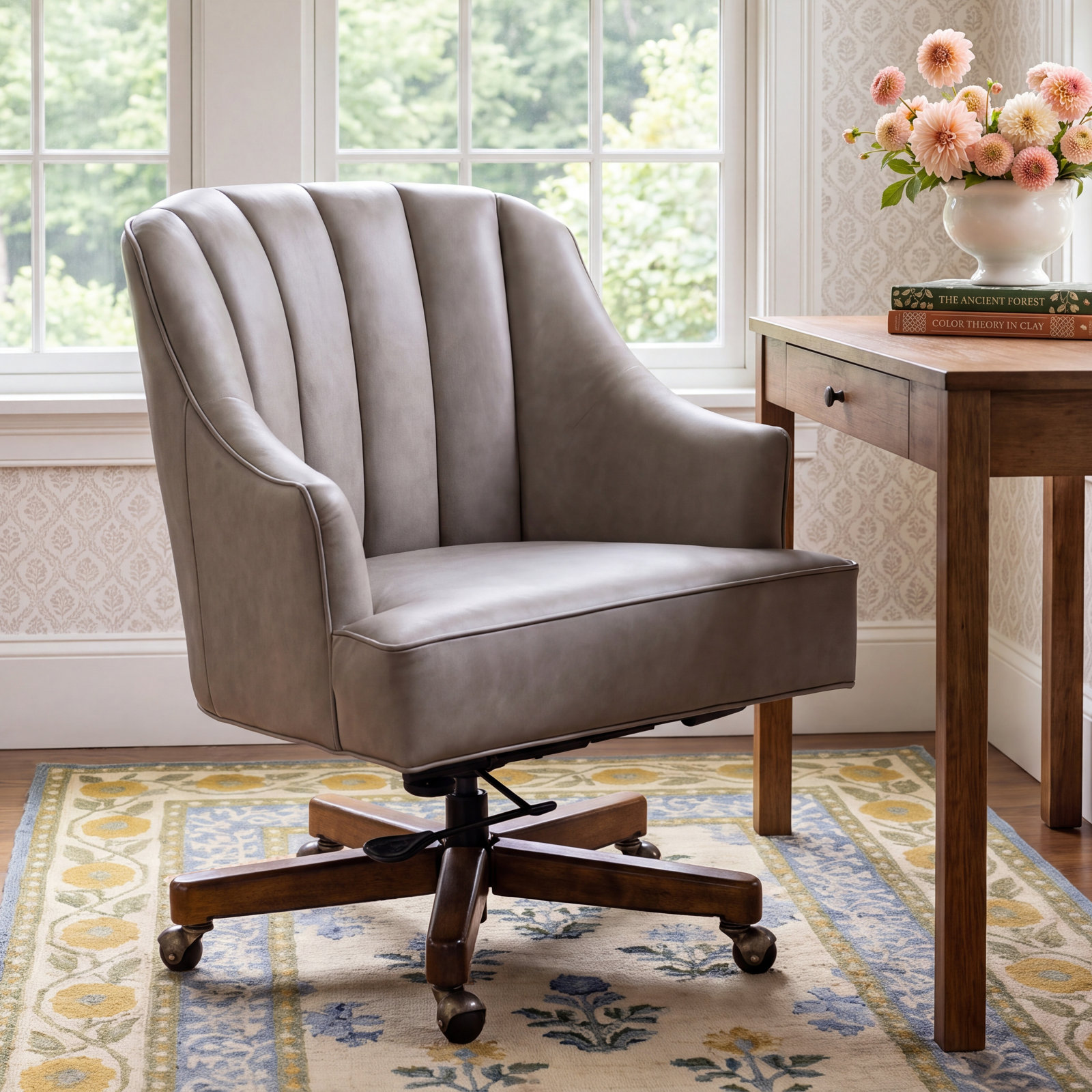 Lawhorn Swivel Office Chair