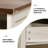 2-Drawer Farmhouse Nightstand With Power Outlet
