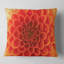 Pétales de fleurs abstraites orange - coussin à imprimé floral-30721210-30721206