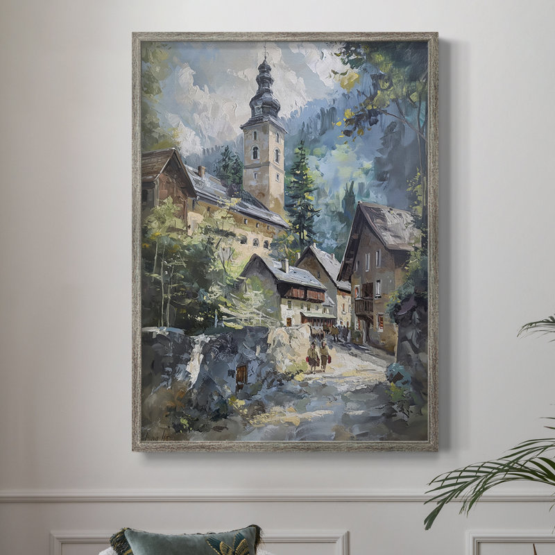 LANDSCAPES Series CCCLXXVI Framed Print - Solid Wood, 11" H x 9" W