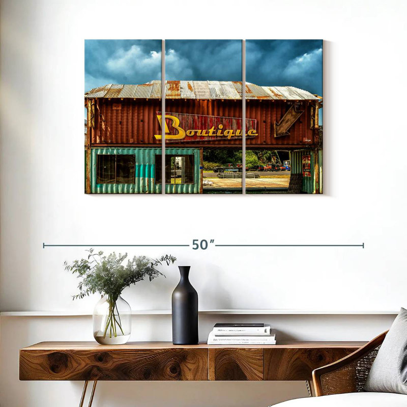 Lelar Western Container Boutique, 24" H x 38" W