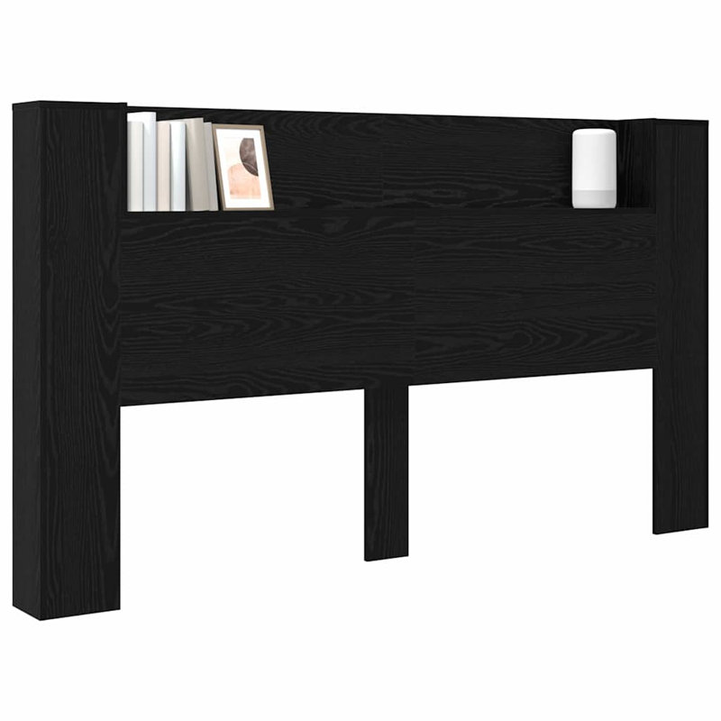 Headboard, Super King (6'), Black/Oak