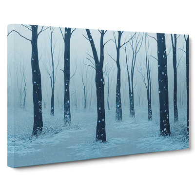 Winter Forest Snow Vol.2 - Wrapped Canvas