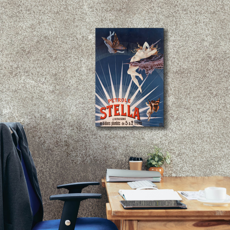 «Petrole Stella» par Gray, H 26 po x l 18 po x P 0,75 po