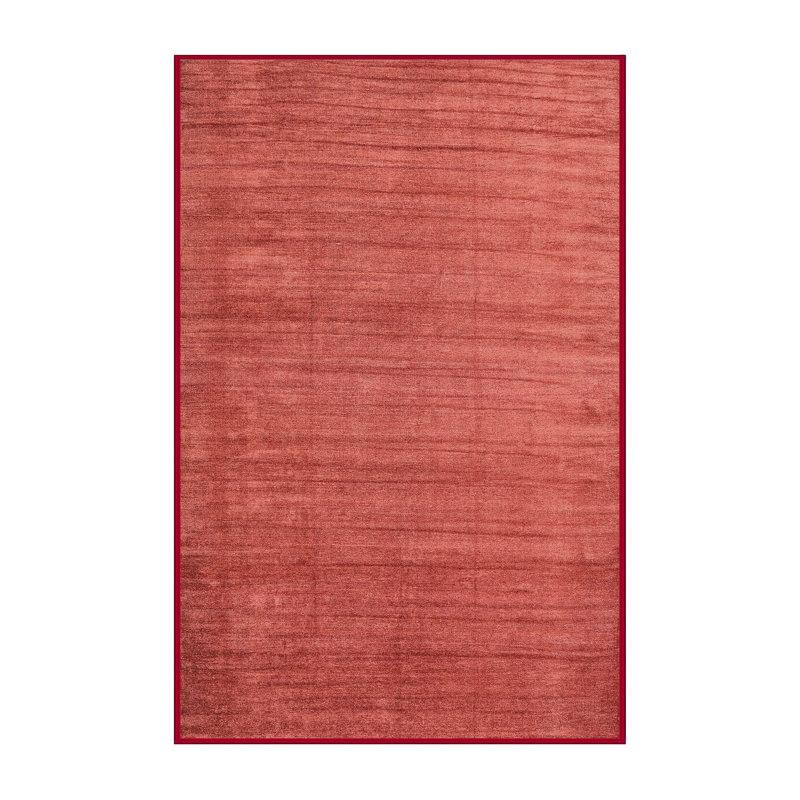 Tapis à aire brune contemporaine Yentin, Rectangle 2 pi x 4 pi