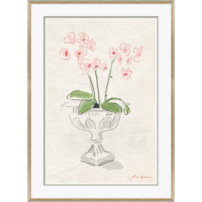 «Urn» par Dana Gibson, peinture encadrée
