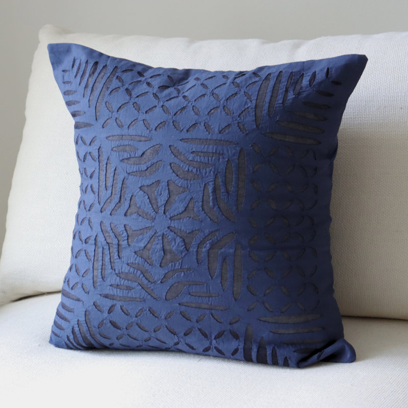 Applique en coton, Bleu