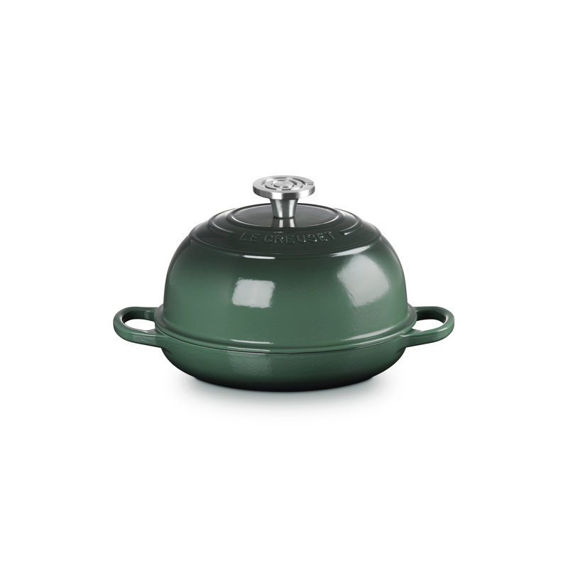 Le Creuset Enameled Cast Iron Signature Round Bread Oven 9.5In - Artichaut Crucible Ss Knob, Artichaut