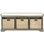 Loane Wicker Storage Bench