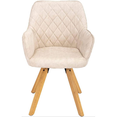 Kaylina Tufted Upholstered Arm Chair in Cream -  Corrigan StudioÂ®, 1C60096D1C5E4CC2AAFE294F04EEE2B8