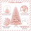 Sapin de Noël rose