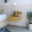 Table de chevet Pym en naturel