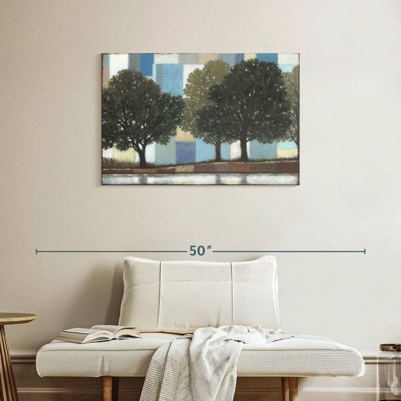 Patchwork Grove, 24" H x 36" W
