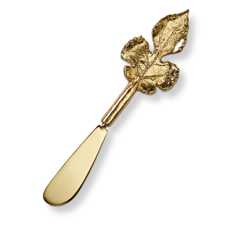 Leaf Spreader Gold Metal Fall Harvest