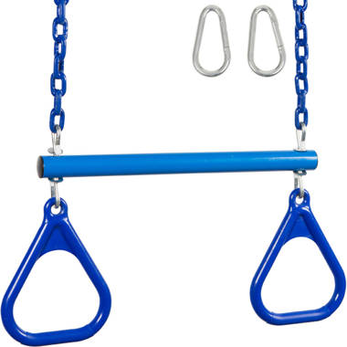 Swing Set Stuff 4 x 3/8 Nylon Bushing Swing Hanger (Pair) with SSS Logo