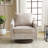 Chenille Living Room Swivel Barrel Accent Chair-1809112801