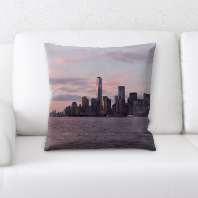 Microsuede Reversible Throw Pillow