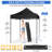 6.6X 6.6Ft Heavy Duty Canopy Tent,Pop up Commercial Tent-103716710