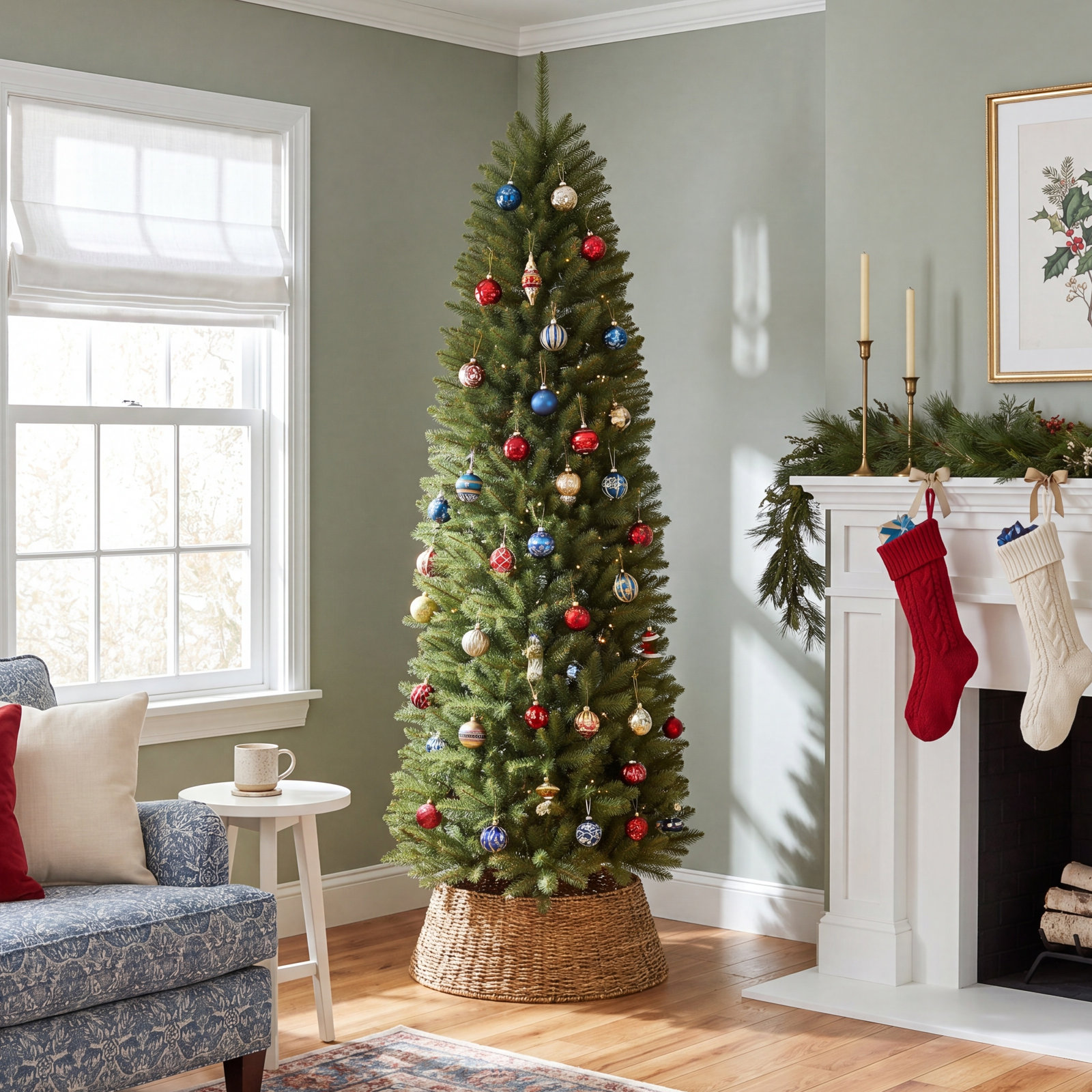 Artificial Christmas Tree, 9' H