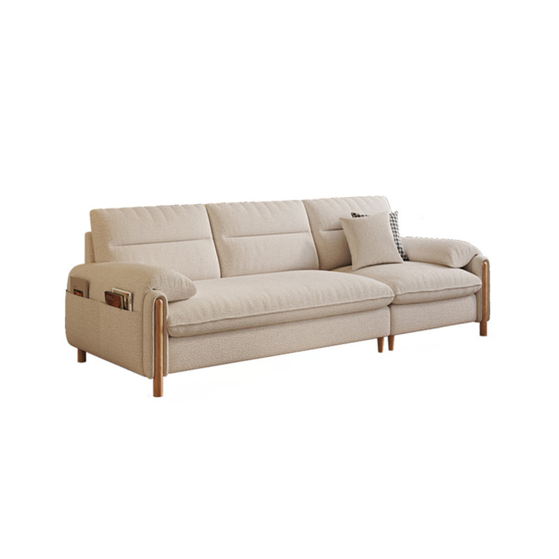 Canapé en tissu Log, H 36,22 po x l 102,36 po x P 38,58 po, 4