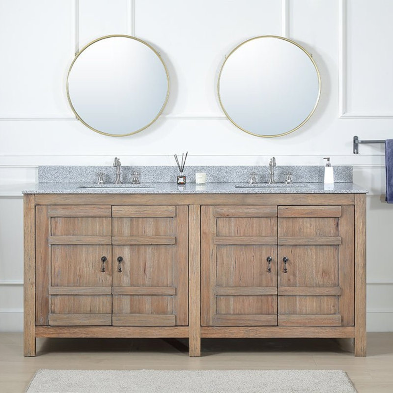 Meuble-lavabo double 72 po Lindor