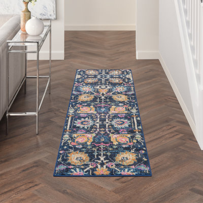 Verda Navy Blue Area Rug