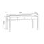 Bureau simple en bois massif noyer Simple