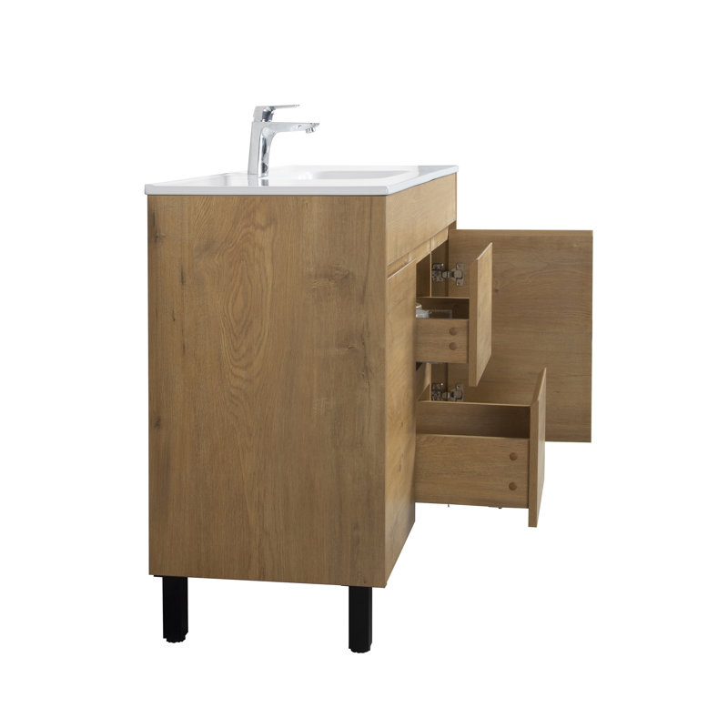 48'' Single Bathroom Vanity with Ceramic Top