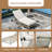 Outdoor Lounge Chair With 5-Position Backrest, Cushion, And Wheels For Patio, Poolside, And Garden Relaxation