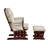 Cleo Wooden Glider and Ottoman-98415155-98415156