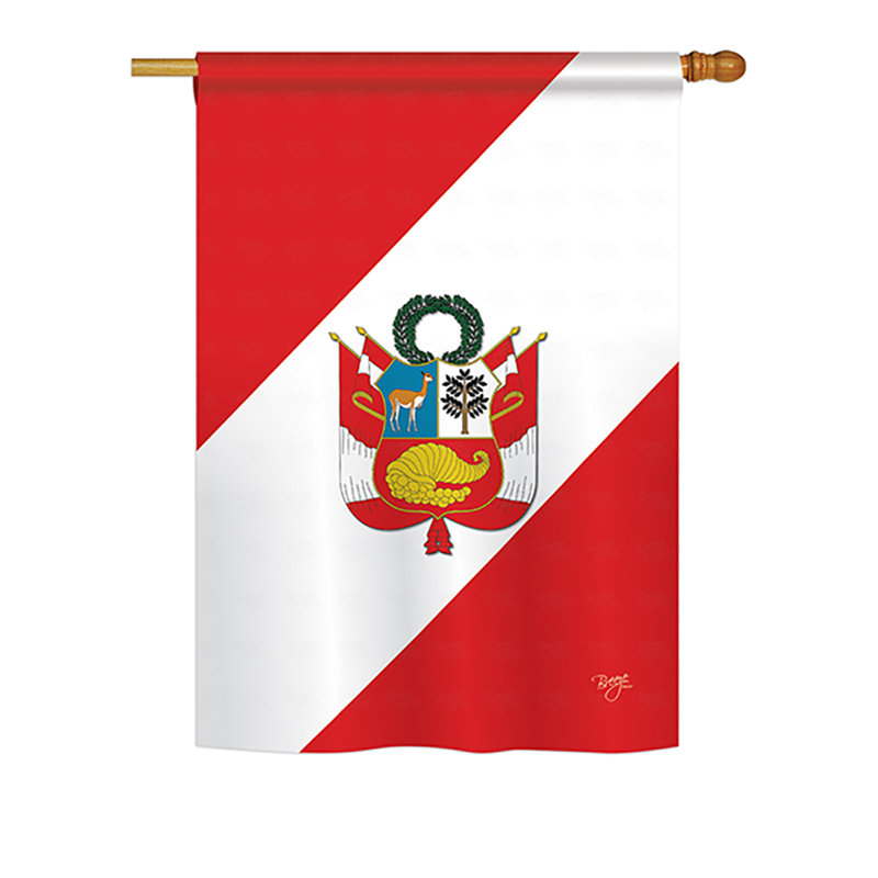 Double Sided Polyester House Flag, 18.5" H x 13" W