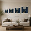 «Shimmering Summer I Indigo» par James Wiens - impression sur toile-2013333612-2013333620