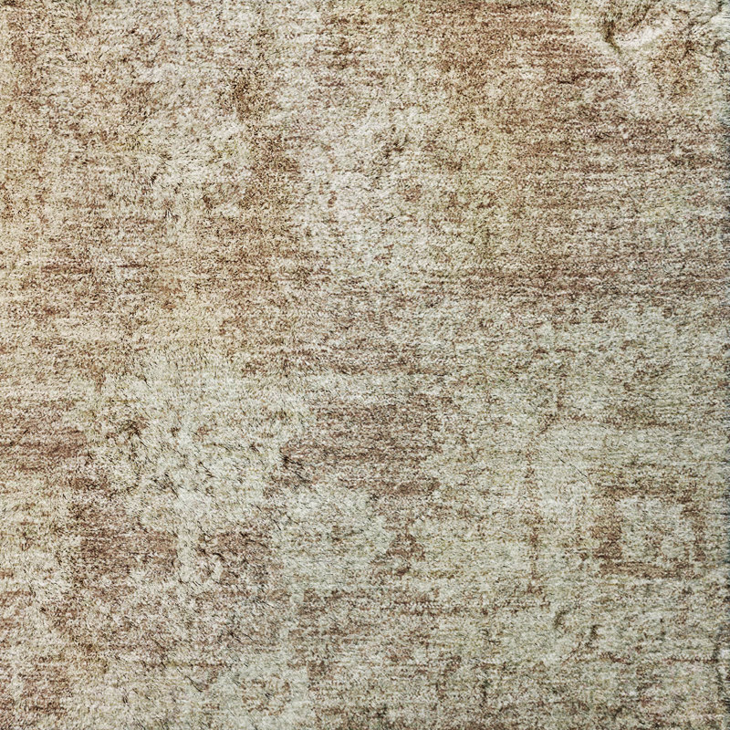 Tapis à poil long de qualité supérieure lavable à la machine ADS634, Mocha, 10' x 14'