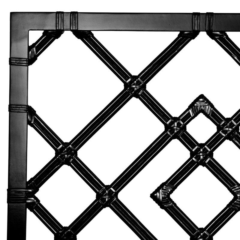 Darien Low Profile Standard Bed, King, Black