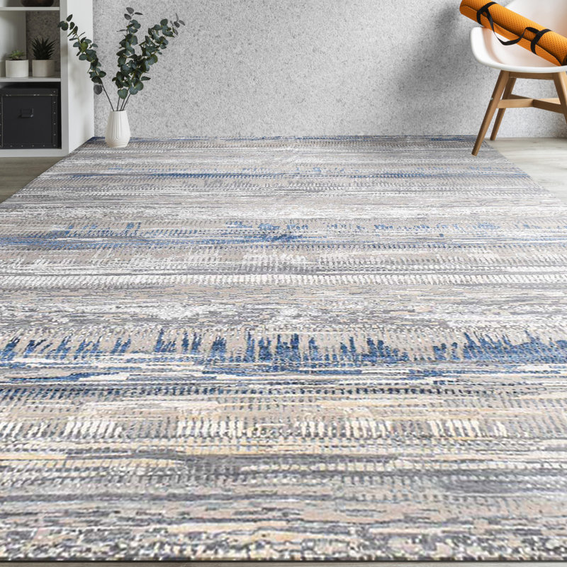 Hand-Knotted High-Quality Multi-Colored and Multi-Colored Area Rug, Rectangle 9' x 12'