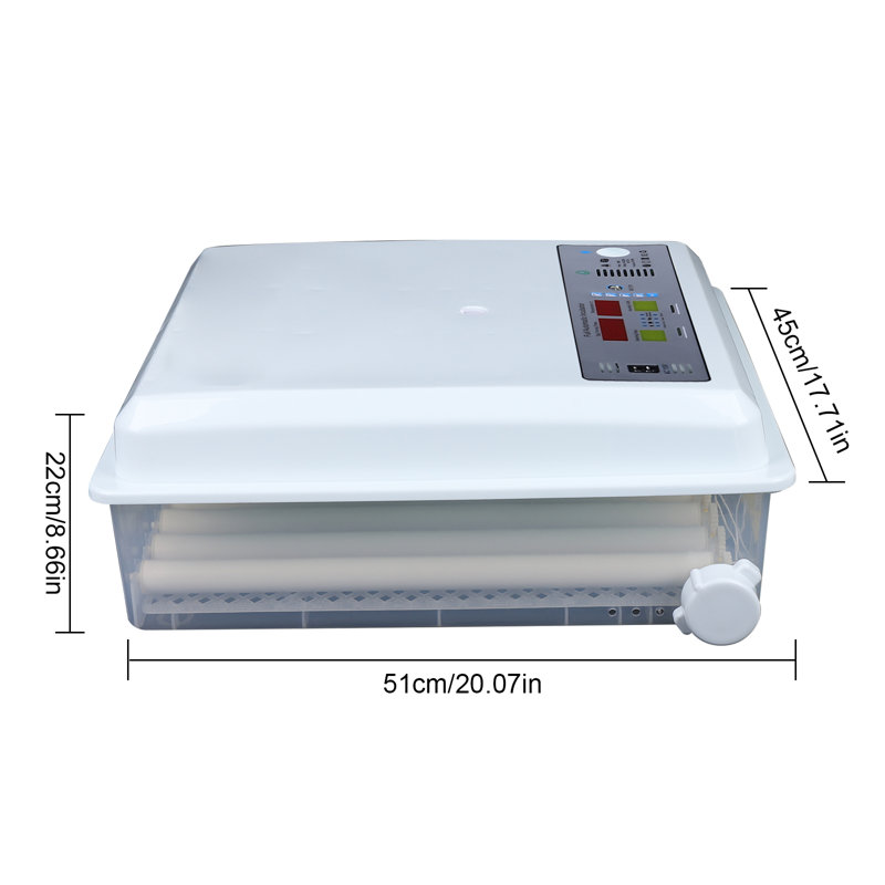 Addai Chicken Egg Incubator For Up To 60+ Eggs