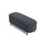 Banc de rangement Homepop Ellipse avec pieds en métal - avec fils-100484801