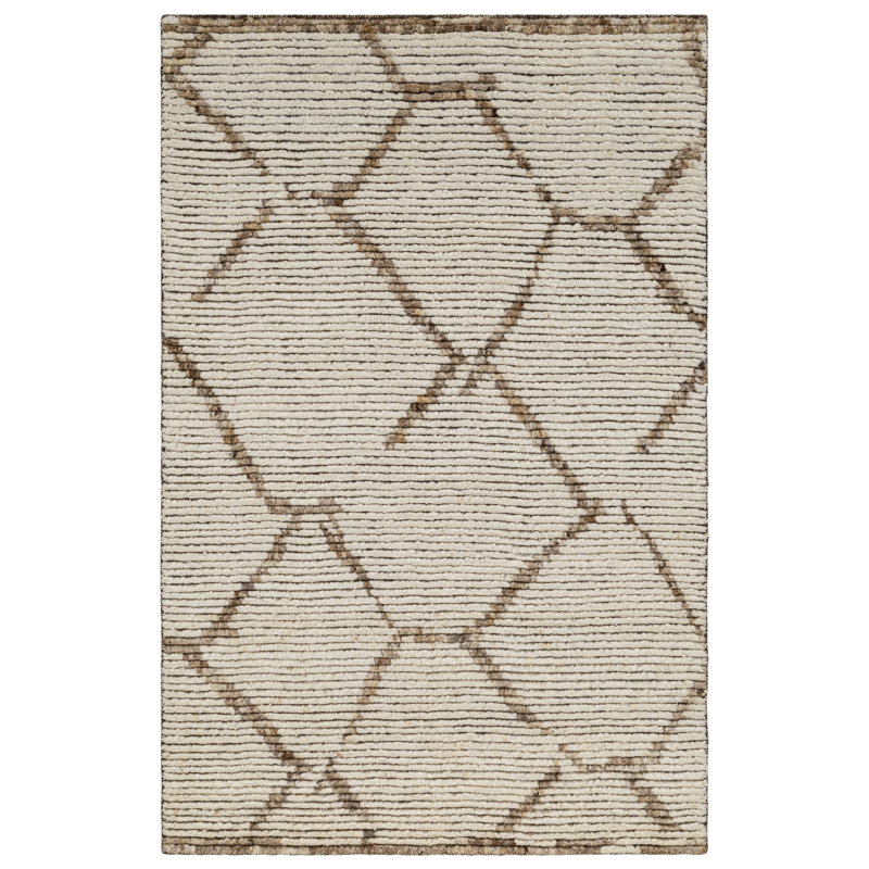 Tapis d'intérieur en laine noué à la main Atlas, 2 pi 6 po x 8 pi