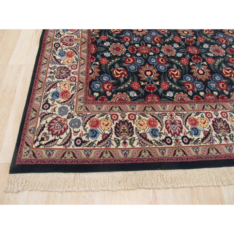 Green Traditional Oriental Pak-Persian Area Rug
