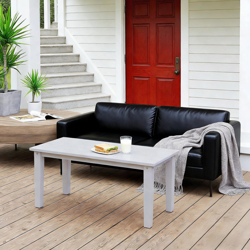 Table d'extérieur, table basse d'extérieur, Blanc