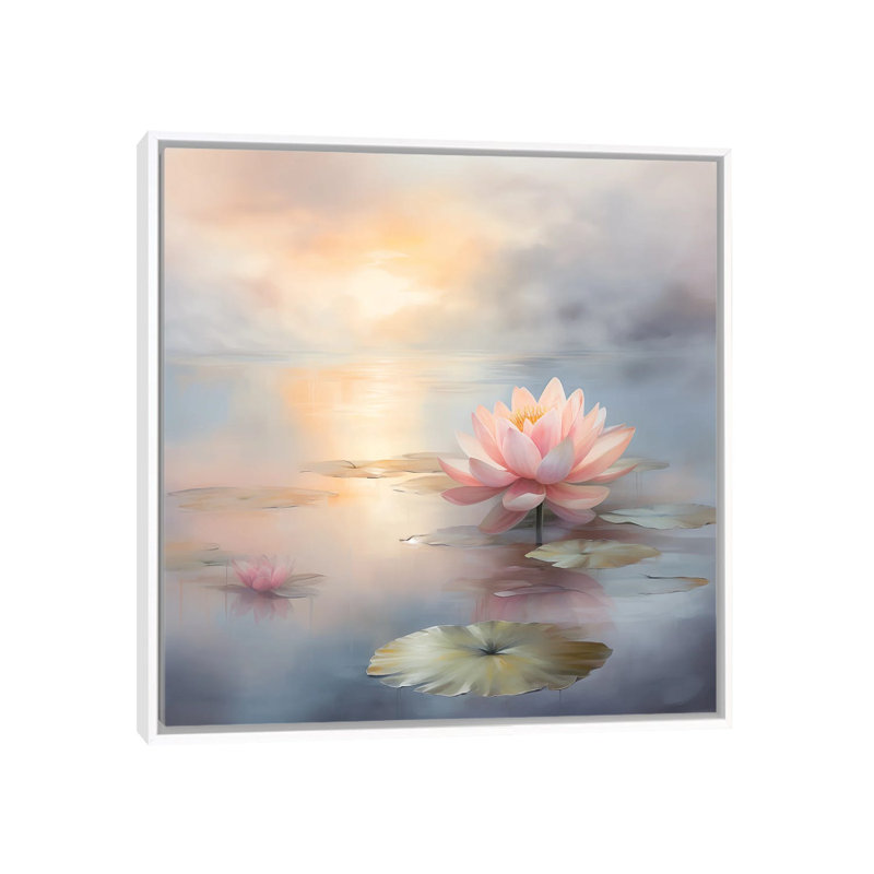 Perle du soir IV - reproduction d'art murale, H 18 po x l 18 po, Reproduction encadrée sans passe-partout, Blanc