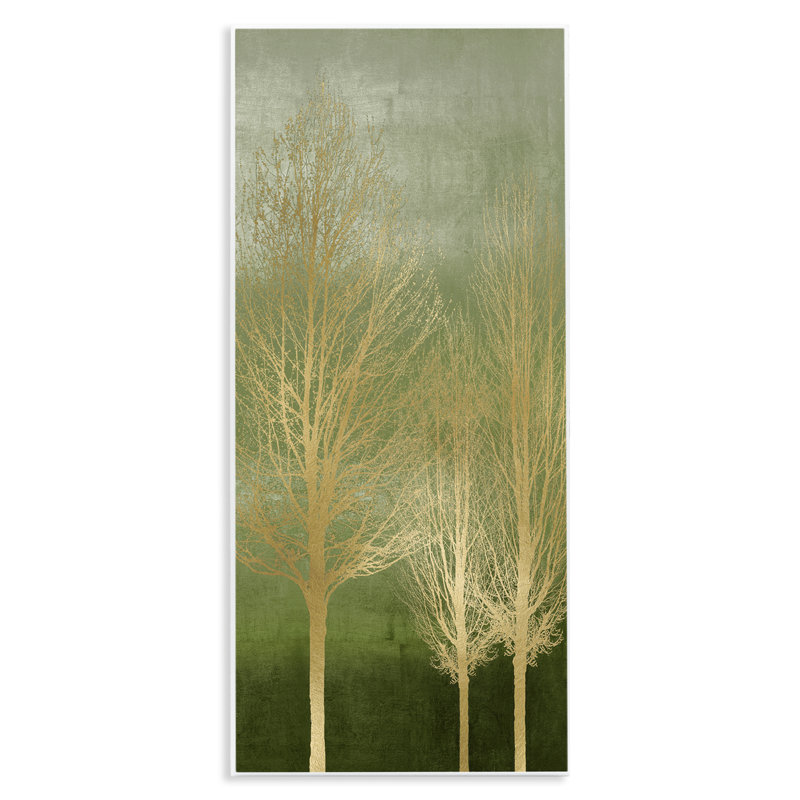 Plaque murale Tranquil Gold Branches, design par Kate Bennett