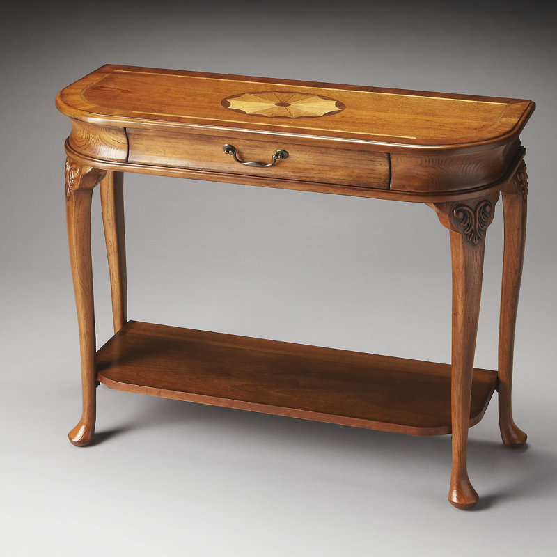 Ridgeland Console Table, Olive Ash Burl