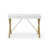 Blanc / or est en rupture de stock