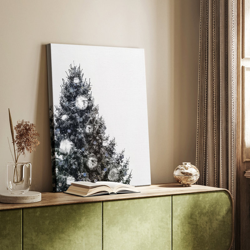 Arbre de Noël disco II - galerie Cavas sur mesure, H 60 po x l 40 po