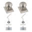 Rosace double Grandeur Fifth Avenue Square-93596259